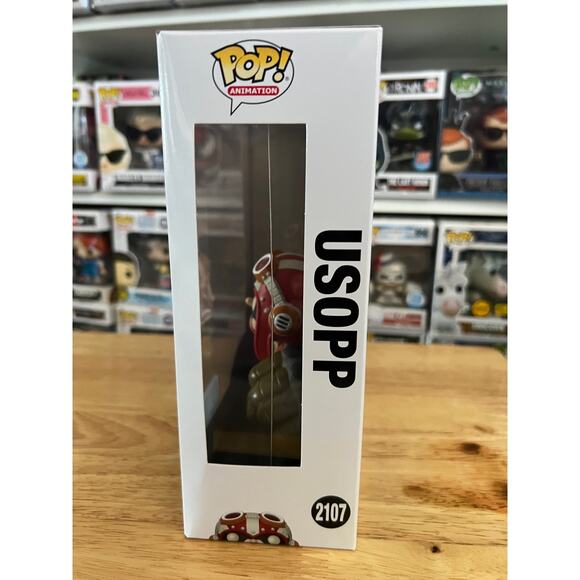 NEW IN HAND EXCLUSIVE Usopp Wanted Poster One Piece Funko Pop #2107 Anime Manga - Picture 4 of 6